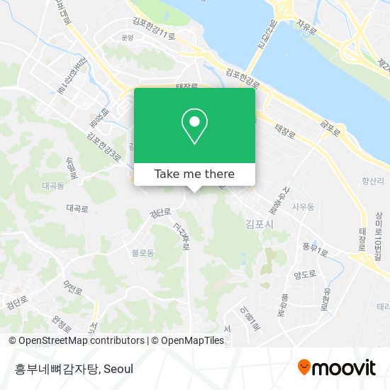 흥부네뼈감자탕 map