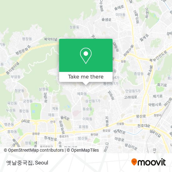 옛날중국집 map