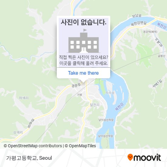 가평고등학교 map