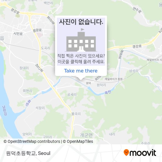 원덕초등학교 map