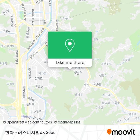 한화프레스티지빌라 map