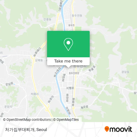 처가집부대찌개 map