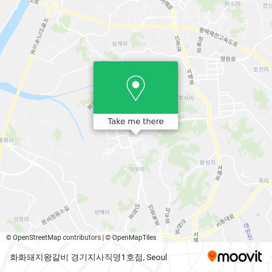 화화돼지왕갈비 경기지사직영1호점 map