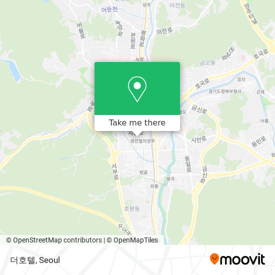 더호텔 map