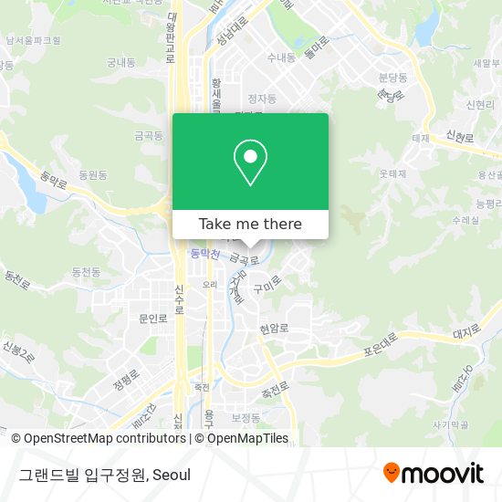 그랜드빌 입구정원 map