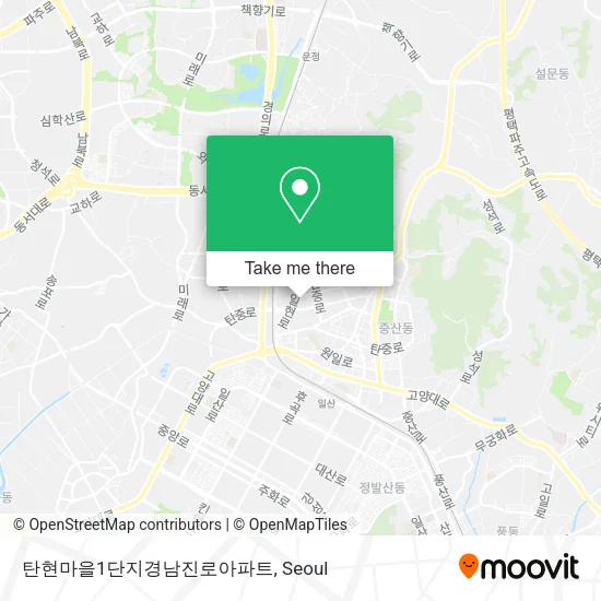 탄현마을1단지경남진로아파트 map