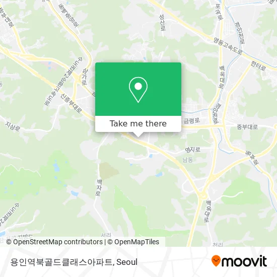 용인역북골드클래스아파트 map