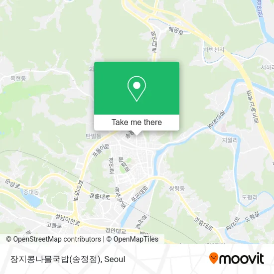 장지콩나물국밥(송정점) map