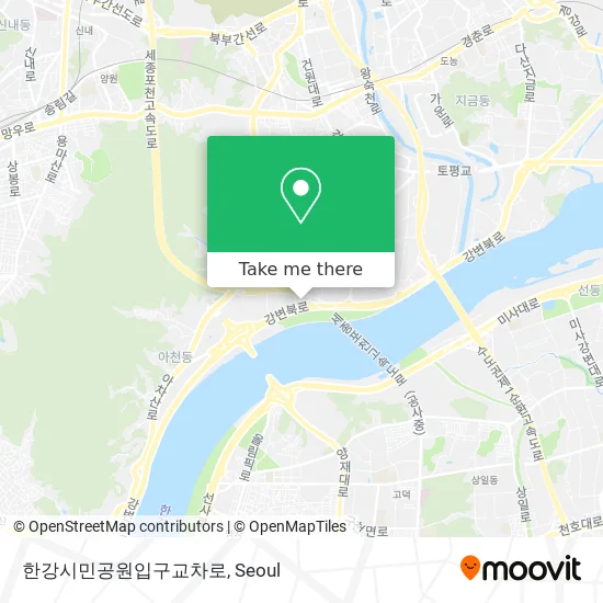 한강시민공원입구교차로 map