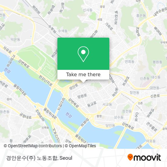 경안운수(주) 노동조합 map