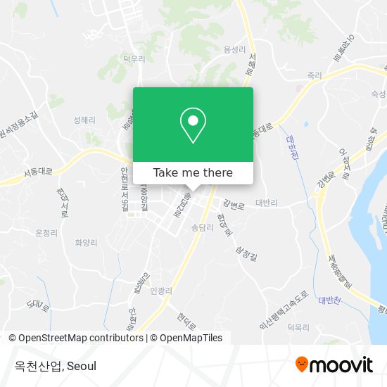 옥천산업 map