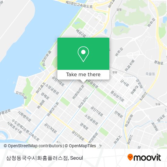 삼청동국수시화홈플러스점 map