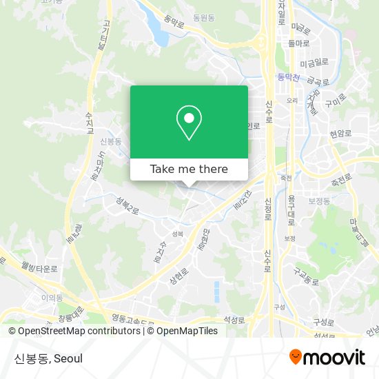 신봉동 map