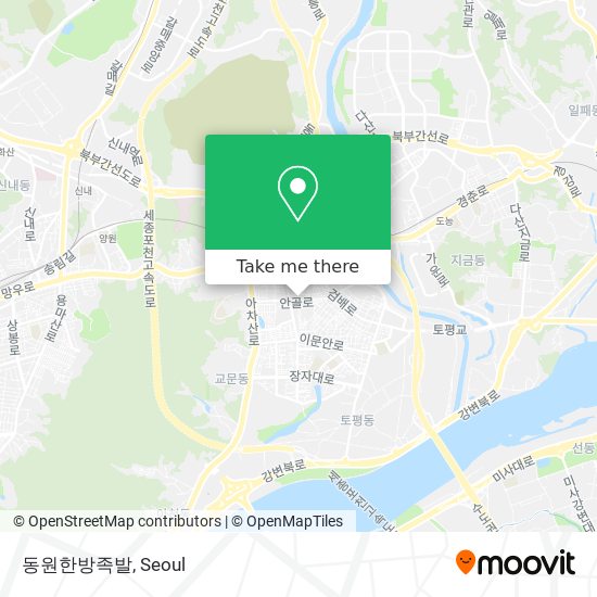 동원한방족발 map