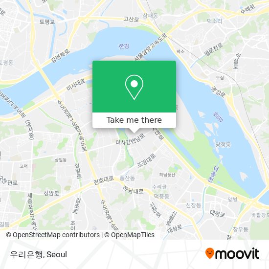 우리은행 map