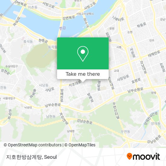 지호한방삼계탕 map