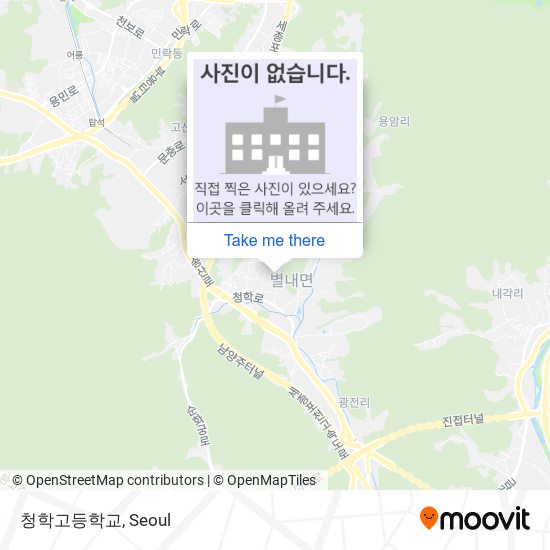 청학고등학교 map