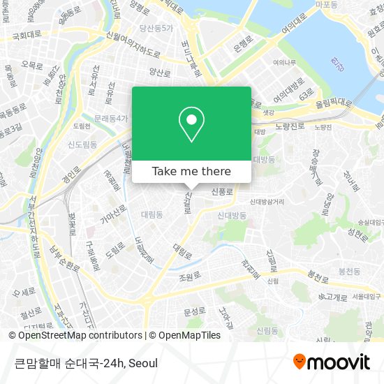 큰맘할매 순대국-24h map