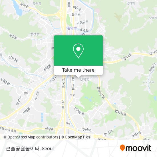 큰솔공원놀이터 map