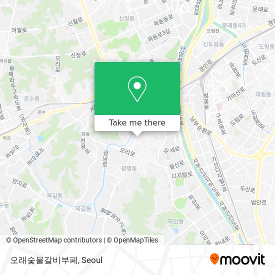 오래숯불갈비부페 map