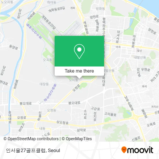 인서울27골프클럽 map