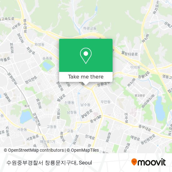 수원중부경찰서 창룡문지구대 map