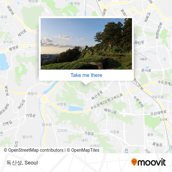 독산성 map