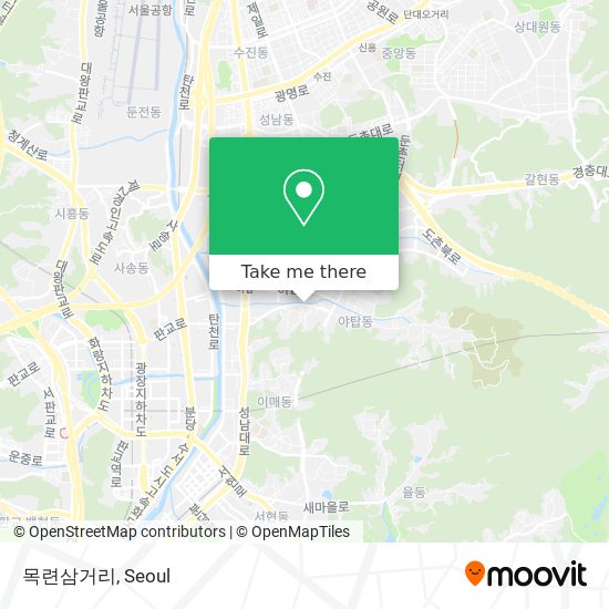 목련삼거리 map