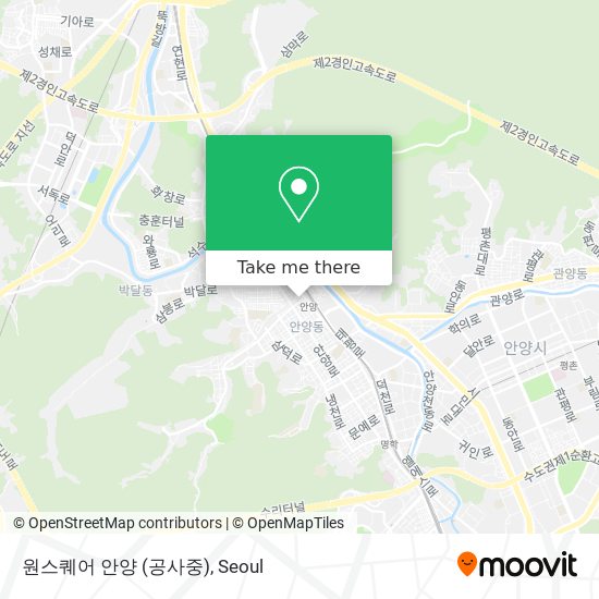 원스퀘어 안양 (공사중) map
