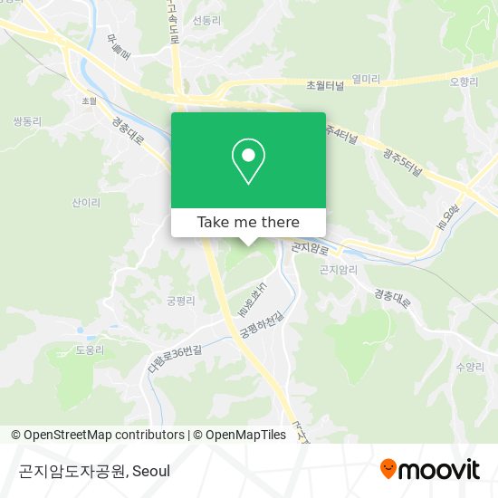 곤지암도자공원 map