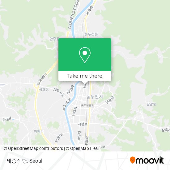 세종식당 map