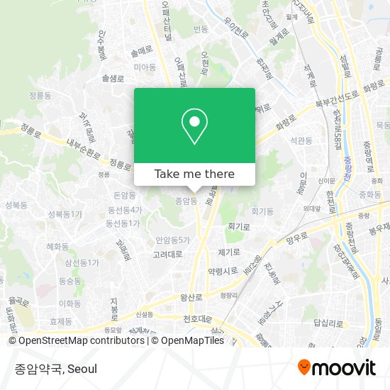 종암약국 map