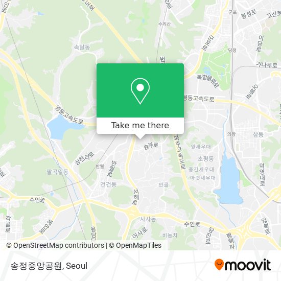 송정중앙공원 map