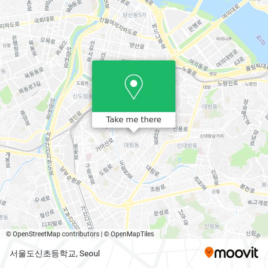 서울도신초등학교 map