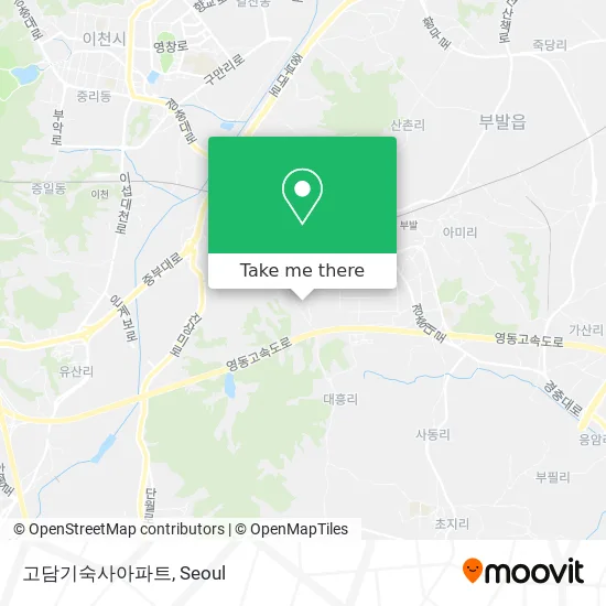 고담기숙사아파트 map
