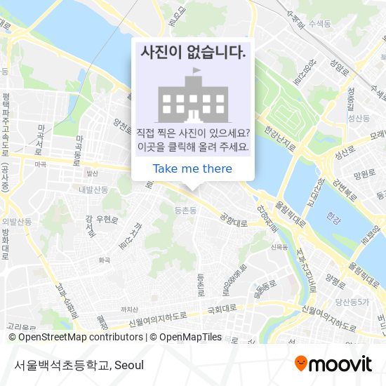 서울백석초등학교 map
