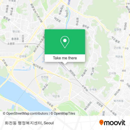 화전동 행정복지센터 map