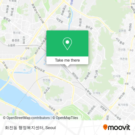 화전동 행정복지센터 map