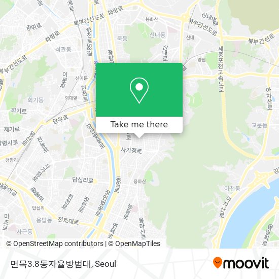 면목3.8동자율방범대 map