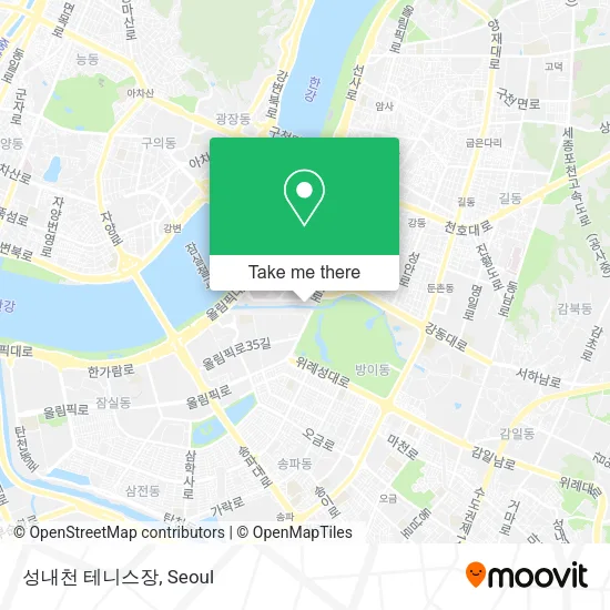 성내천 테니스장 map
