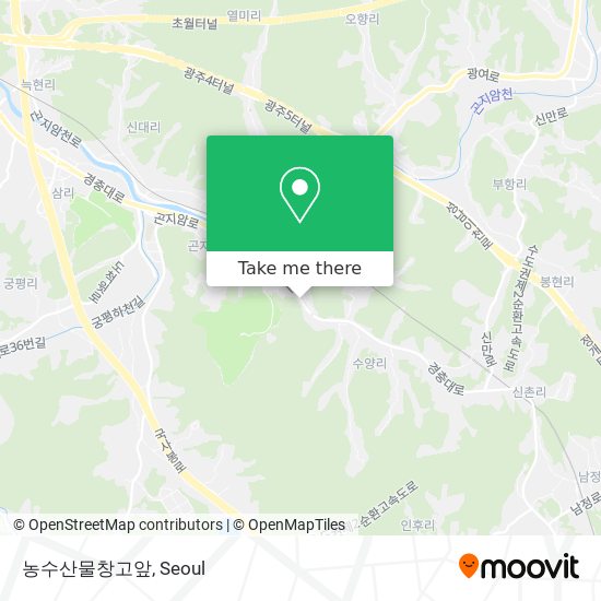 농수산물창고앞 map