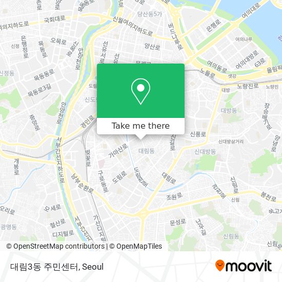 대림3동 주민센터 map