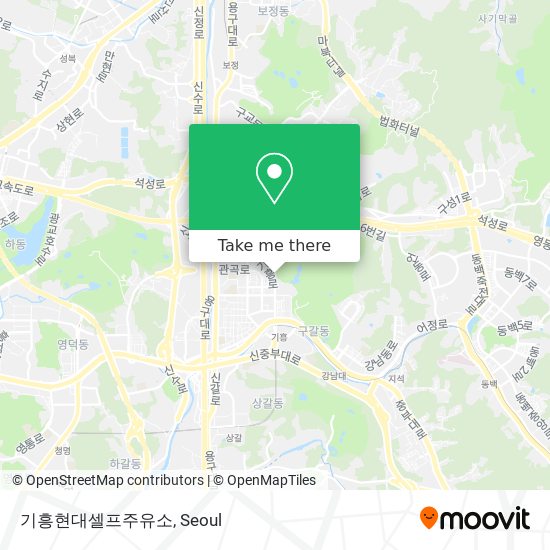 기흥현대셀프주유소 map