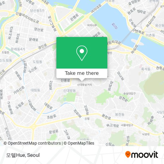 모텔Hue map