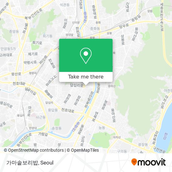 가마솥보리밥 map