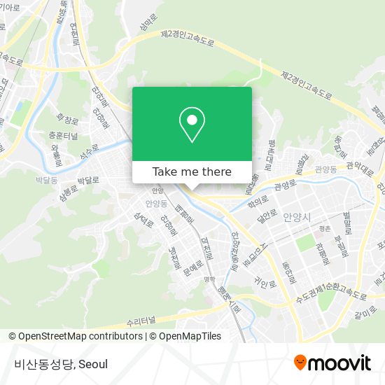 비산동성당 map