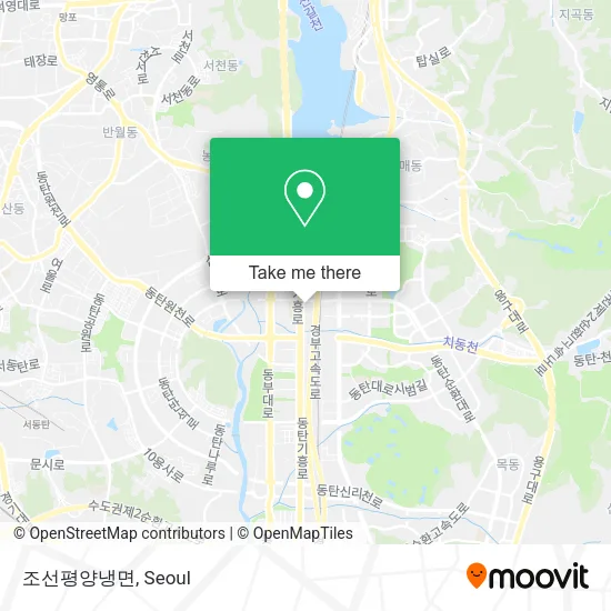 조선평양냉면 map