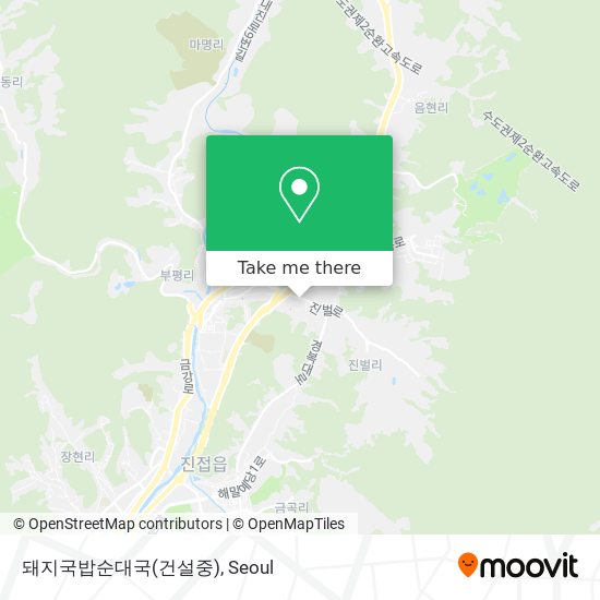 돼지국밥순대국(건설중) map