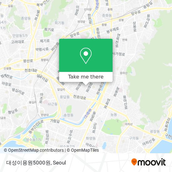 대성이용원5000원 map