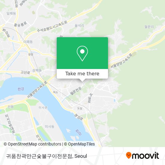 귀품찬곽만근숯불구이전문점 map